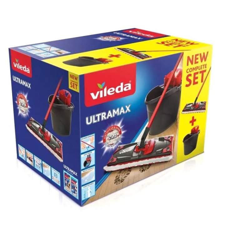 Mop Vileda zestaw Ultramax Box mop +wiadro 155737